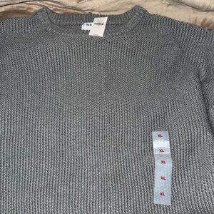 Old Navy Gray Knitted Sweater